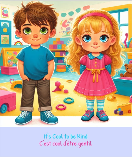 Bilingual eBook: It's Cool to be Kind /C'est cool D'être Gentil - Tiny Life Tales